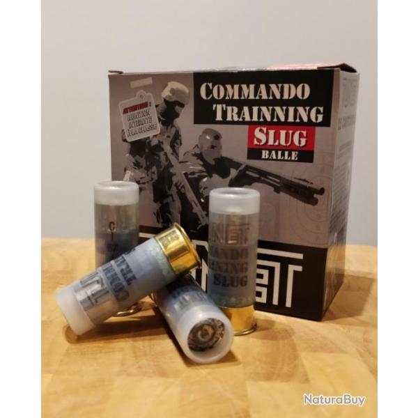 25 cartouches Slug Commando training Tunet cal 12