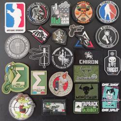 Lot écussons morale patch tactical tir tsv fun shoot 17 pièces