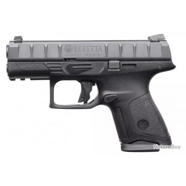 Pistolet BERETTA COMPACT APX NOIR CALIBRE 9X19