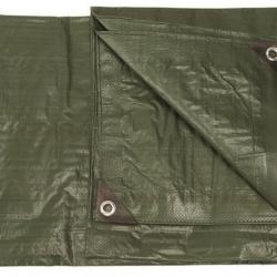 Bâche agricole olive 2.85x4 m avec oeillets