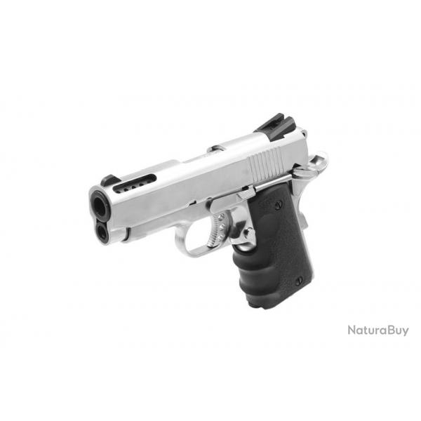 Rplique pistolet airsoft 1911 Mini silver gaz GBB