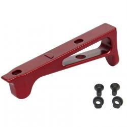 Grip aluminium 45 Keymod ROUGE