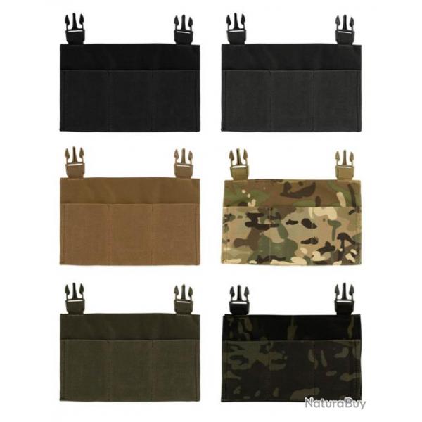 Panel VCAM BLK VX Buckle-up pour Chargeur M4 - 3 emplacements camo noir