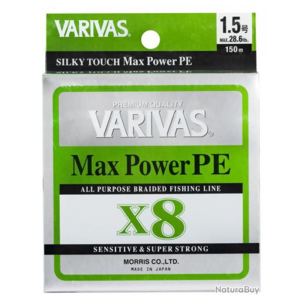 VARIVAS MAX POWER X8 150M-PE1.0 (20,2lb)