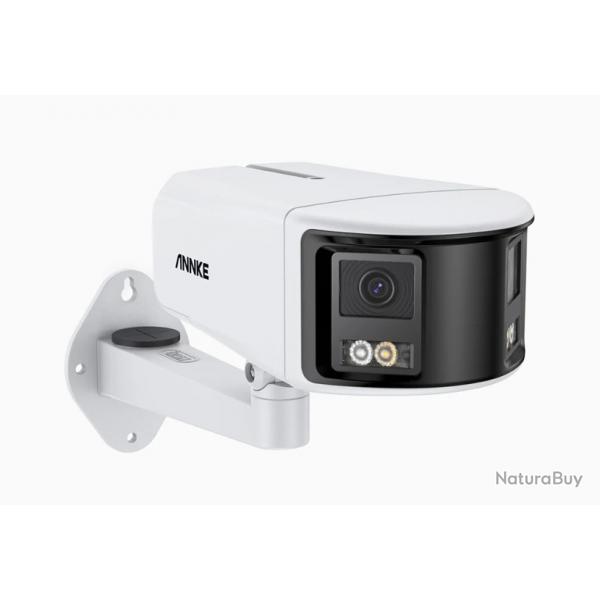 Camra de scurit extrieure panoramique PoE 6MP, double objectif, ultra grand angle 180