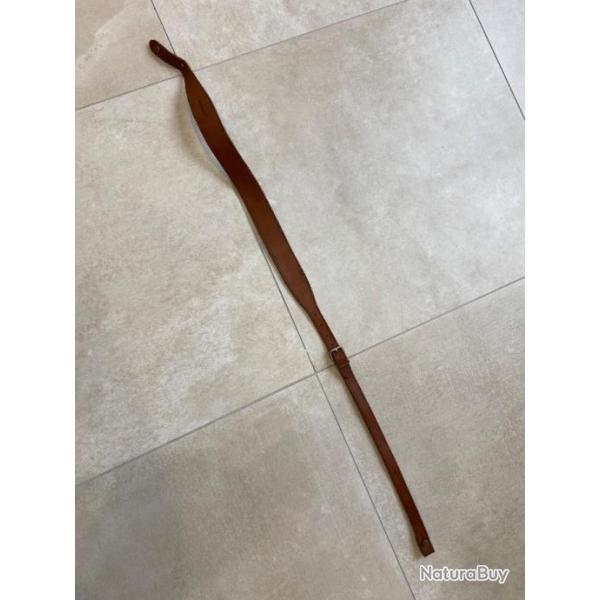 Sangle bretelle cuir chasse Dcathlon 100cm