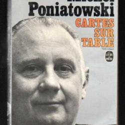 cartes sur table de michel poniatowski livre de poche