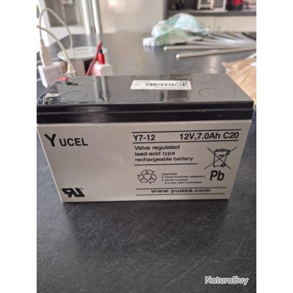 Batterie plomb yucel 12V, 7.0AH