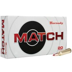 CARTOUCHES HORNADY 308 WIN BTHP - 178 GR- BOITE DE 20