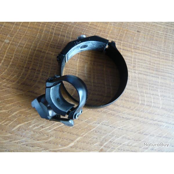 Colliers montage pivotant pour objectif 56 mm et corps lunette 25,6 mm !