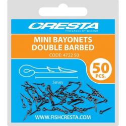 CRESTA MINI BAYONETS DOUBLE BARBED CRESTA