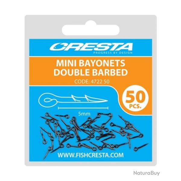 CRESTA MINI BAYONETS DOUBLE BARBED CRESTA