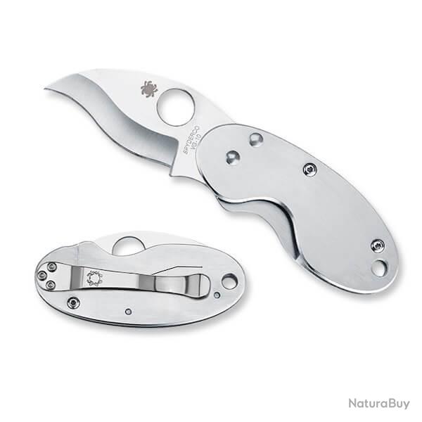 C29P Couteau pliant Spyderco Cricket tout inox