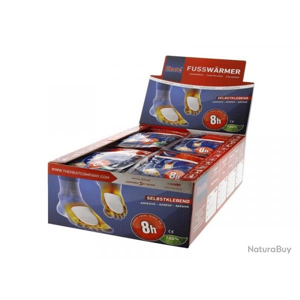 BEL1825 LOT DE 40 CHAUFFE PIEDS THE HEAT COMPANY FUSSWARMER 8H NEUF