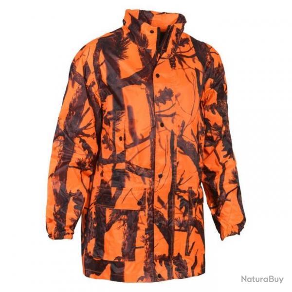 Veste de pluie PERCUSSION ghostcamo orange