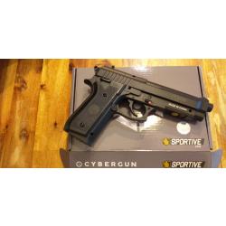 cybergun PT92 pistolet co2 abilles BBS 6mm