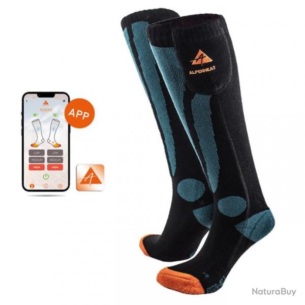 Chaussette Chauffante FIRE SkiSocks APP