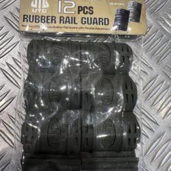 kit 12 couvre rails en caoutchouc UTG rubber rail guard airsoft