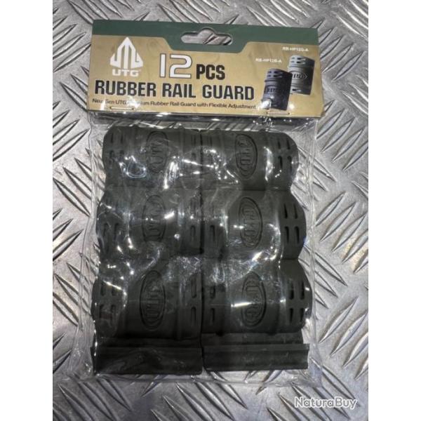 kit 12 couvre rails en caoutchouc UTG rubber rail guard airsoft