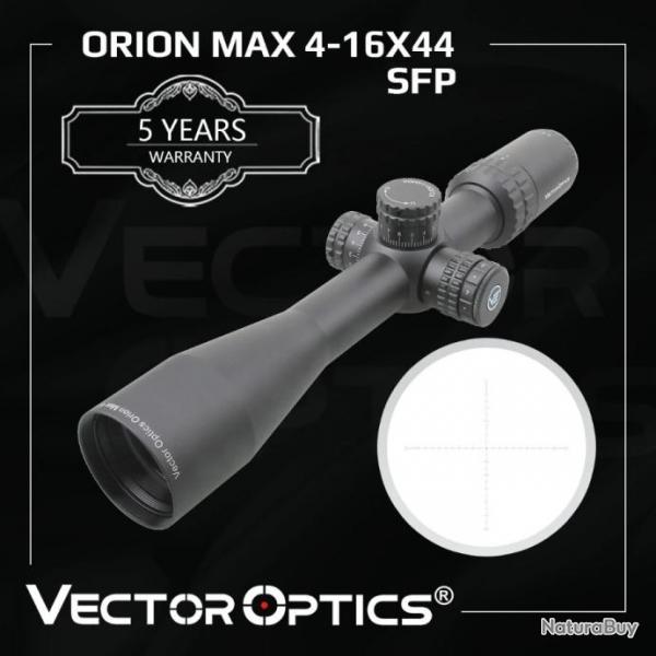 VECTOR OPTICS Lunette de vise Orion 4-16x44 MAX - Optique vectorielle de Prcision