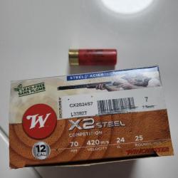 1 bte acier cal 12 pression standard n&deg;7