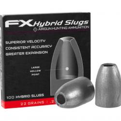 Slugs FX hybride 5.5 mm HP 22 grains