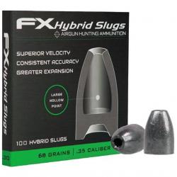 Slugs FX hybride 9 mm HP 68 grains