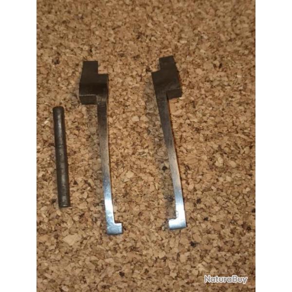 Paire de gchettes fusil Hammerless calibre 12 / 16