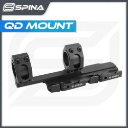 Base de montage de portée Picatinny Weaver QD MOUNT (NOIR) 25.4mm, 30mm -LIVRAISON GRATUITE