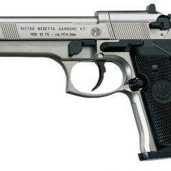 Pistolet CO2 Beretta M92FS Nickelé Calibre 4.5 MM