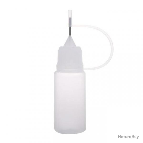 Burette bouteille rechargeable avec aiguille applicatrice - 10ml