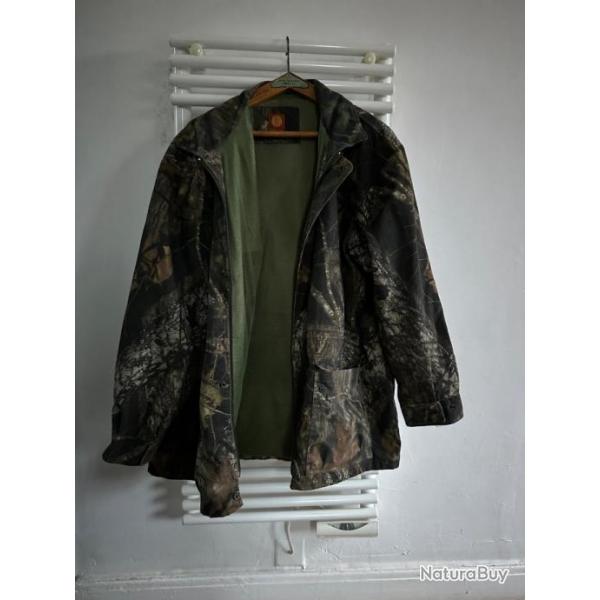 Veste de chasse camo geologic homme taille XXL 60%coton 40% polyester