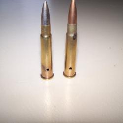 lot de 2 munitions neutralisées cal 303