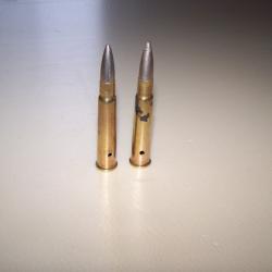 lot de 2 munitions neutralisées cal 303 british