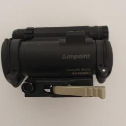 Viseur point rouge AIMPOINT COMP M5 avec montage LRP et cale 39 mm