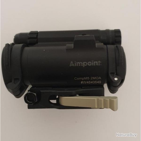 Viseur point rouge AIMPOINT COMP M5 avec montage LRP et cale 39 mm