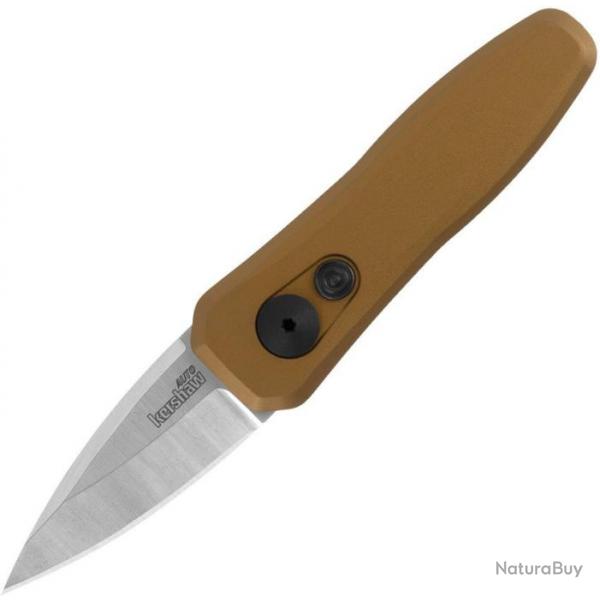 Couteau Automatique Kershaw Launch Bronze Lame Acier CPM 154 Manche Alu Clip USA KS7500BRZ