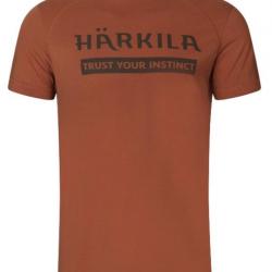 Tee shirt spice logo Harkila Vert