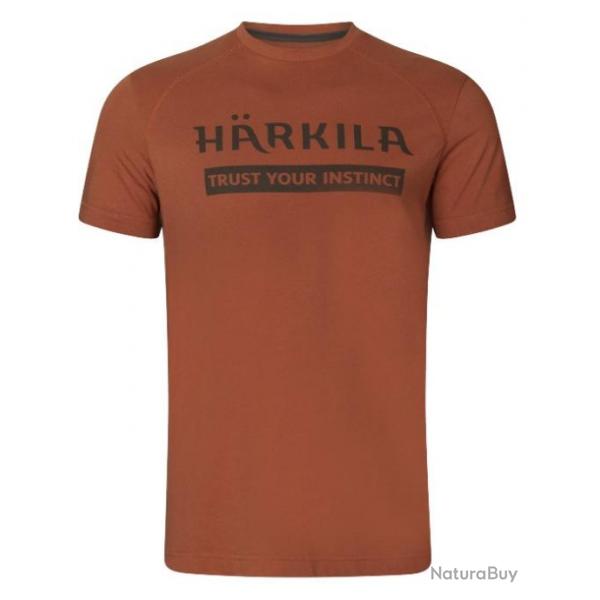 Tee shirt spice logo Harkila Vert