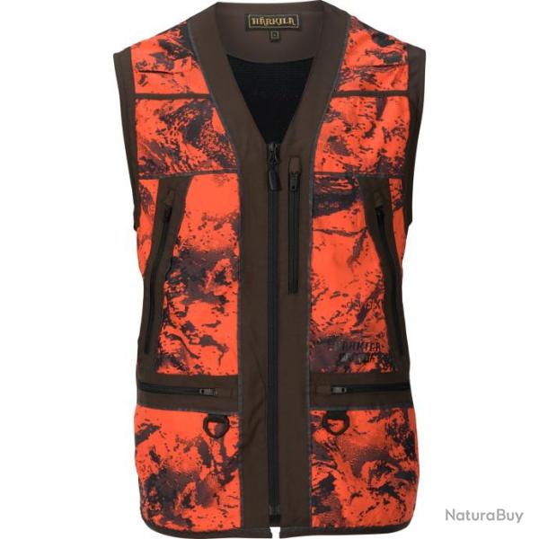 Gilet de chasse Wildboar Pro Safety Harkila 4XL Camo Blaze Axis MSP/Marron