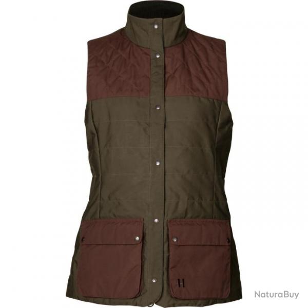 Gilet de chasse femme Retrieve Burgundy Harkila 36 Dark Olive/Burgundy