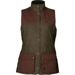 Gilet de chasse femme Retrieve Burgundy Harkila 38 Dark Olive/Burgundy