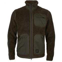 Veste de chasse polaire Rurik Teddy Harkila Gris Vert