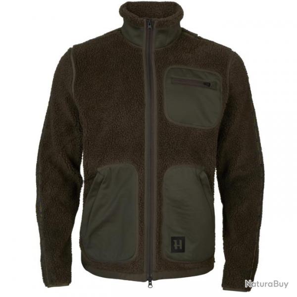 Veste de chasse polaire Rurik Teddy Harkila Gris Vert