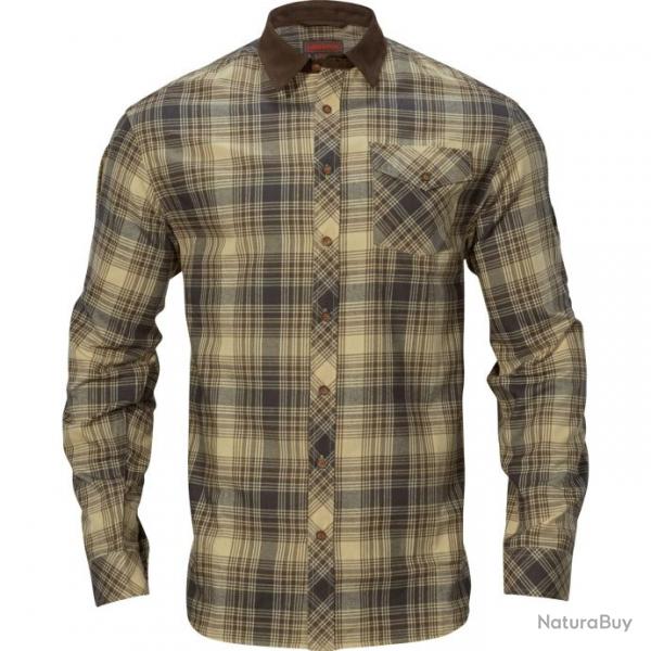 Chemise Driven Hunt flannel Harkila Light teak