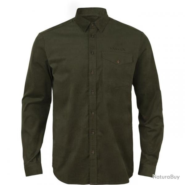 Chemise velours Kaldfjord Harkila Vert