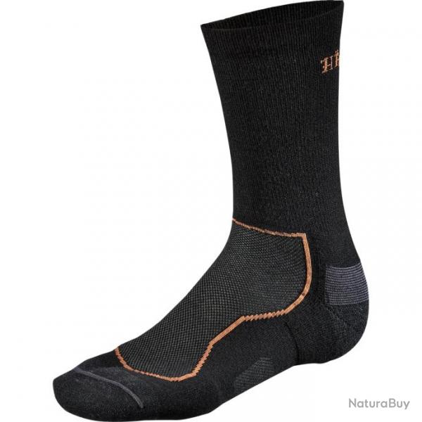 Chaussettes All season wool II Harkila L Noir