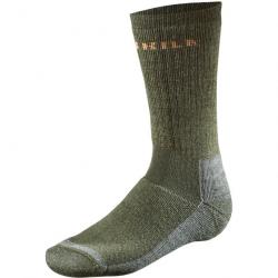 Chaussettes Pro Hunter vertes Harkila S Dark green