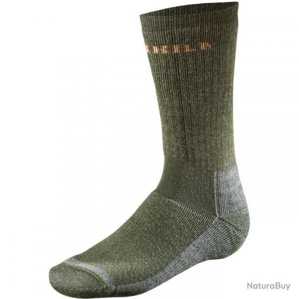 Chaussettes Pro Hunter vertes Harkila S Dark green