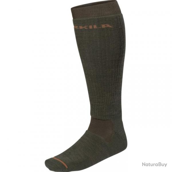 Chaussettes Pro Hunter 2.0 Shadow Harkila S VERT/MARRON